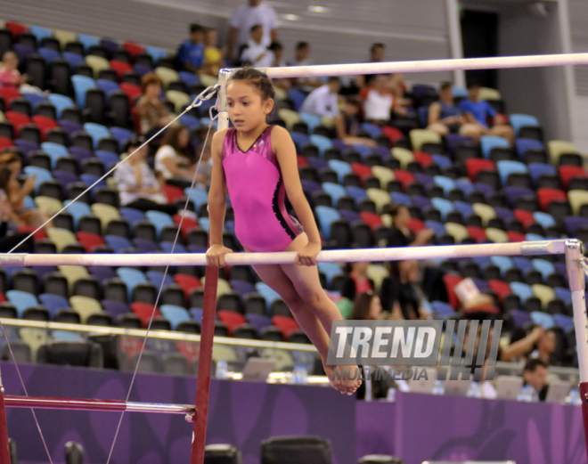 İdman gimnastikası üzrə 22-ci Bakı çempionatı və birinciliyi. Bakı, Azərbaycan, 02 oktyabr 2015 